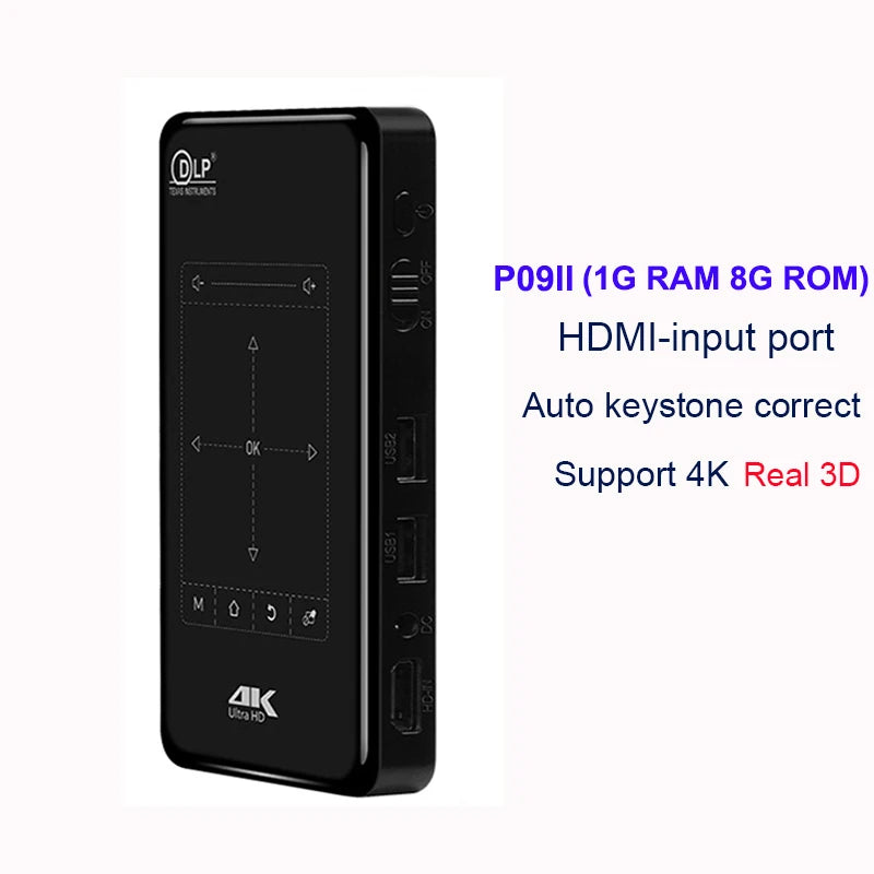 SmartIdea Phone-Size 4K DLP – 3D, AirPlay, Battery