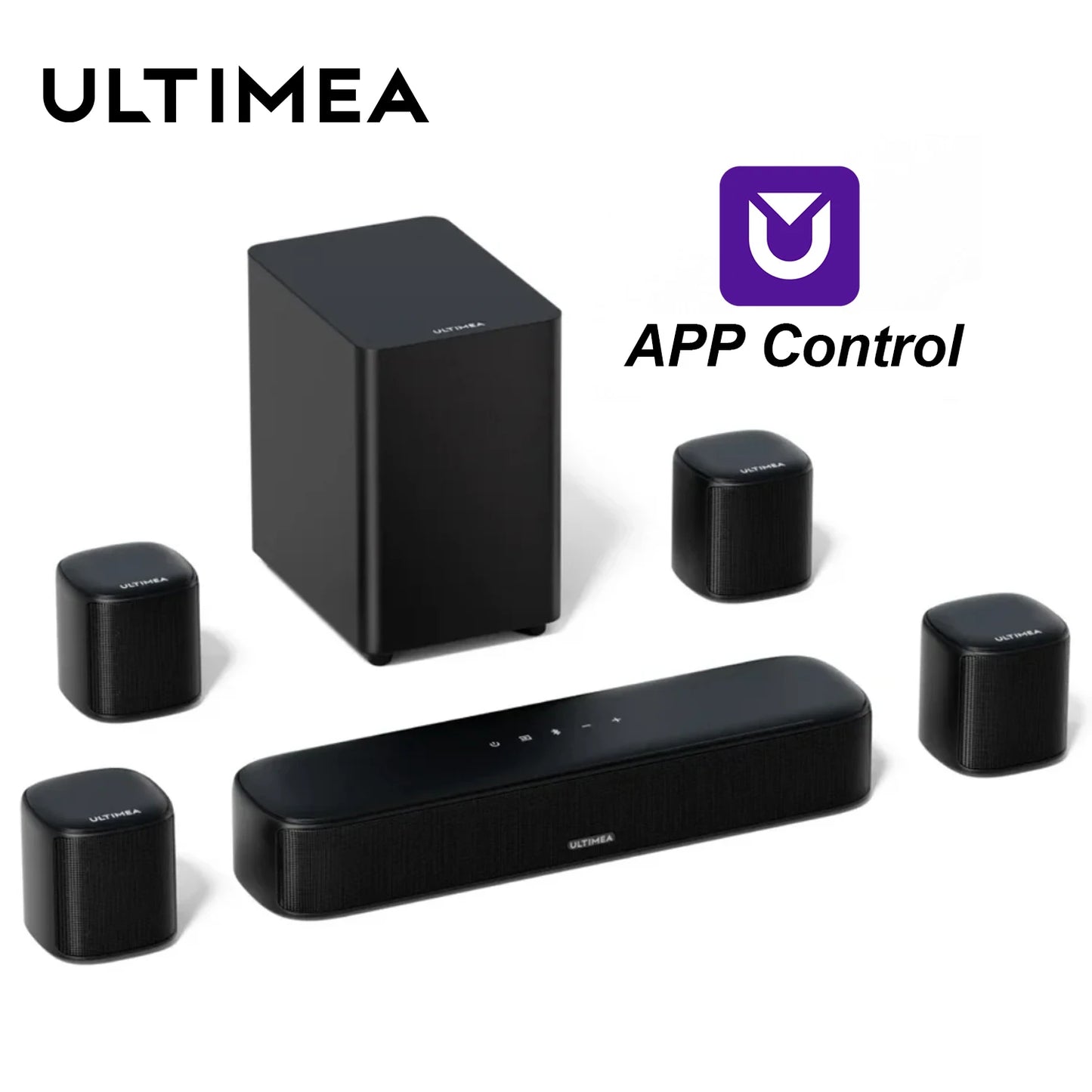 ULTIMEA 350W 7.1ch Surround Sound Bar + Subwoofer