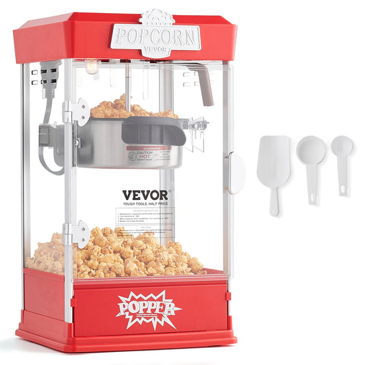 SucceBuy 4oz Popcorn – Compact Commercial, Red