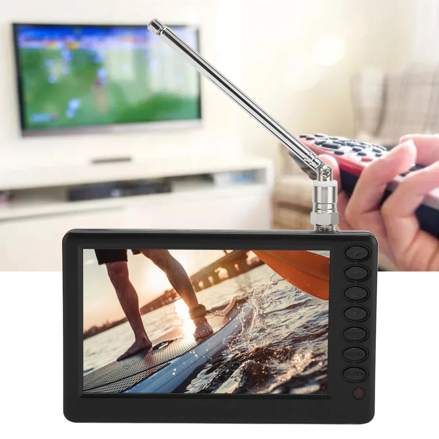 5" Portable TV – ISDB-T, Rechargeable, 1080P