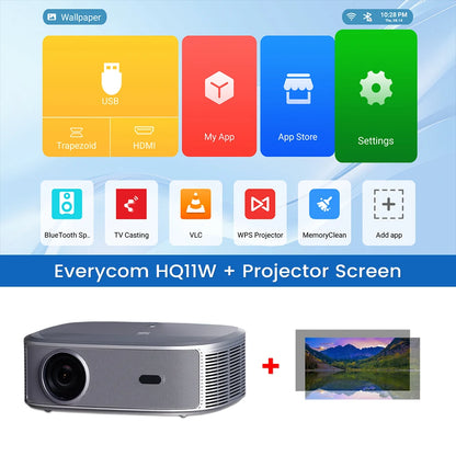 Everycom HQ11W – 3600 ANSI, Android 15, Ultra Quiet