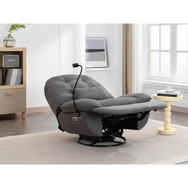 Power Recliner Glider – USB, Bluetooth Music Player