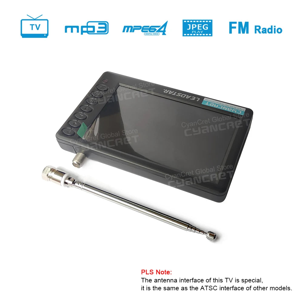LEADSTAR D5 – 5" Pocket TV, Multi-Standard