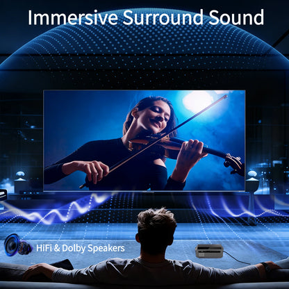 4K Movie Projector – 3500 ANSI, HDR, Auto Focus