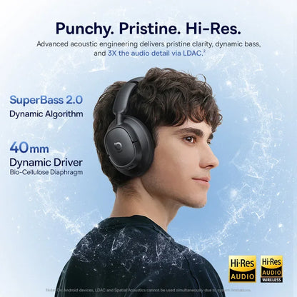 Baseus EH10 – 45dB ANC, LDAC, 80h Battery