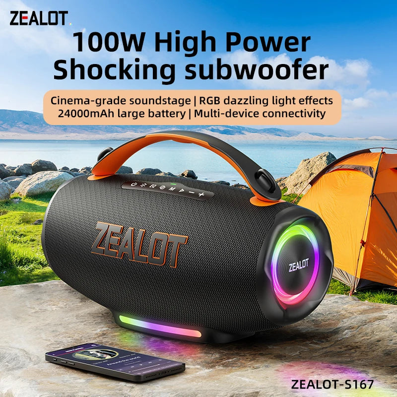 ZEALOT S167 – 100W IPX6 Waterproof Speaker