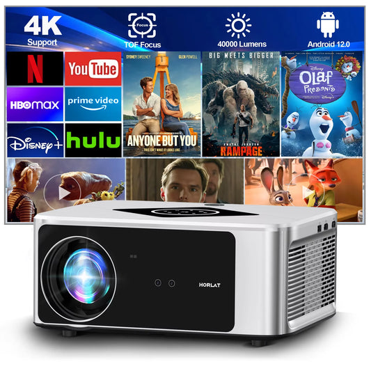 HORLAT T5PRO – 2000 ANSI, Auto Focus, 4K Video