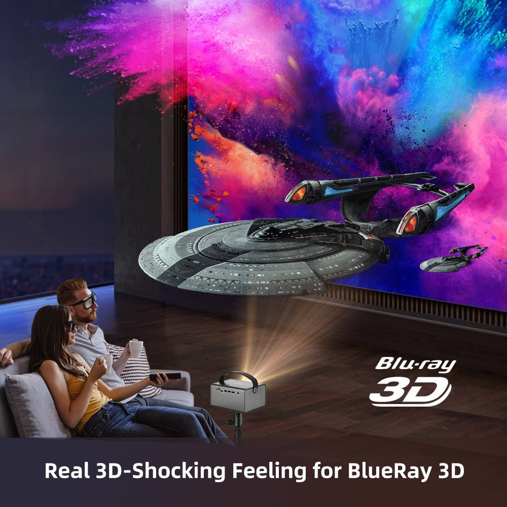 BYINTEK R17 – 750 ANSI DLP Mini, 4K 3D, Battery