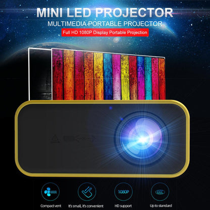 Mini Projector Portable HD 1920*1080P LED