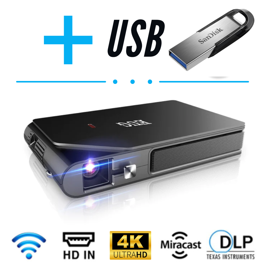 Mini Projectors D7W™ + USB flash drive ( CHOISE CAPACITY )