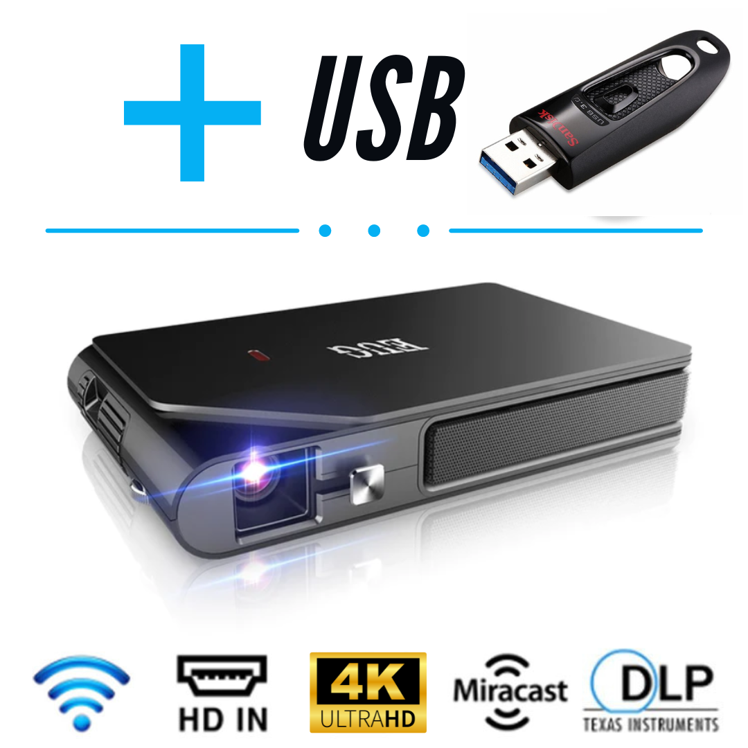 Mini Projectors D7W™ + USB flash drive ( CHOISE CAPACITY ) – Projectors ...