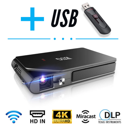 Mini Projectors D7W™ + USB flash drive ( CHOISE CAPACITY )