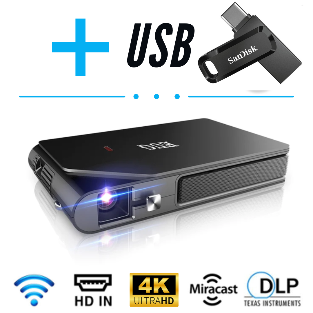 Mini Projectors D7W™ + USB flash drive ( CHOISE CAPACITY )