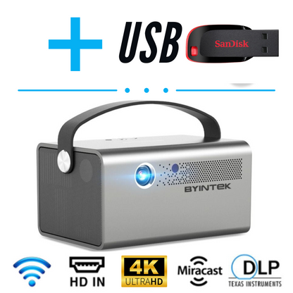 The BYINTEK ULTIMA® Projectors with Sandisk USB Flash Drive ( CHOISE CAPACITY 34GB / 64GB /128 GB )